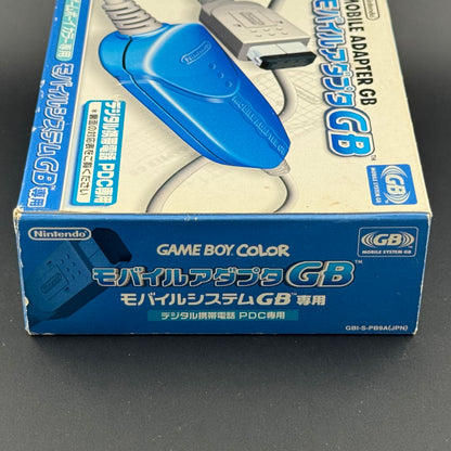Nintendo Game Boy Color Blue Mobile Adapter GB [CGB-005PD] + Mobile Trainer CIB