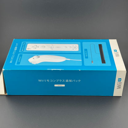 Nintendo Wii U White Remote Plus Additional Pack + Sensor Bar & Nunchuk CIB