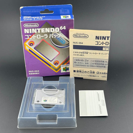 JPN Nintendo 64 Controller Pak [NUS-004] CIB