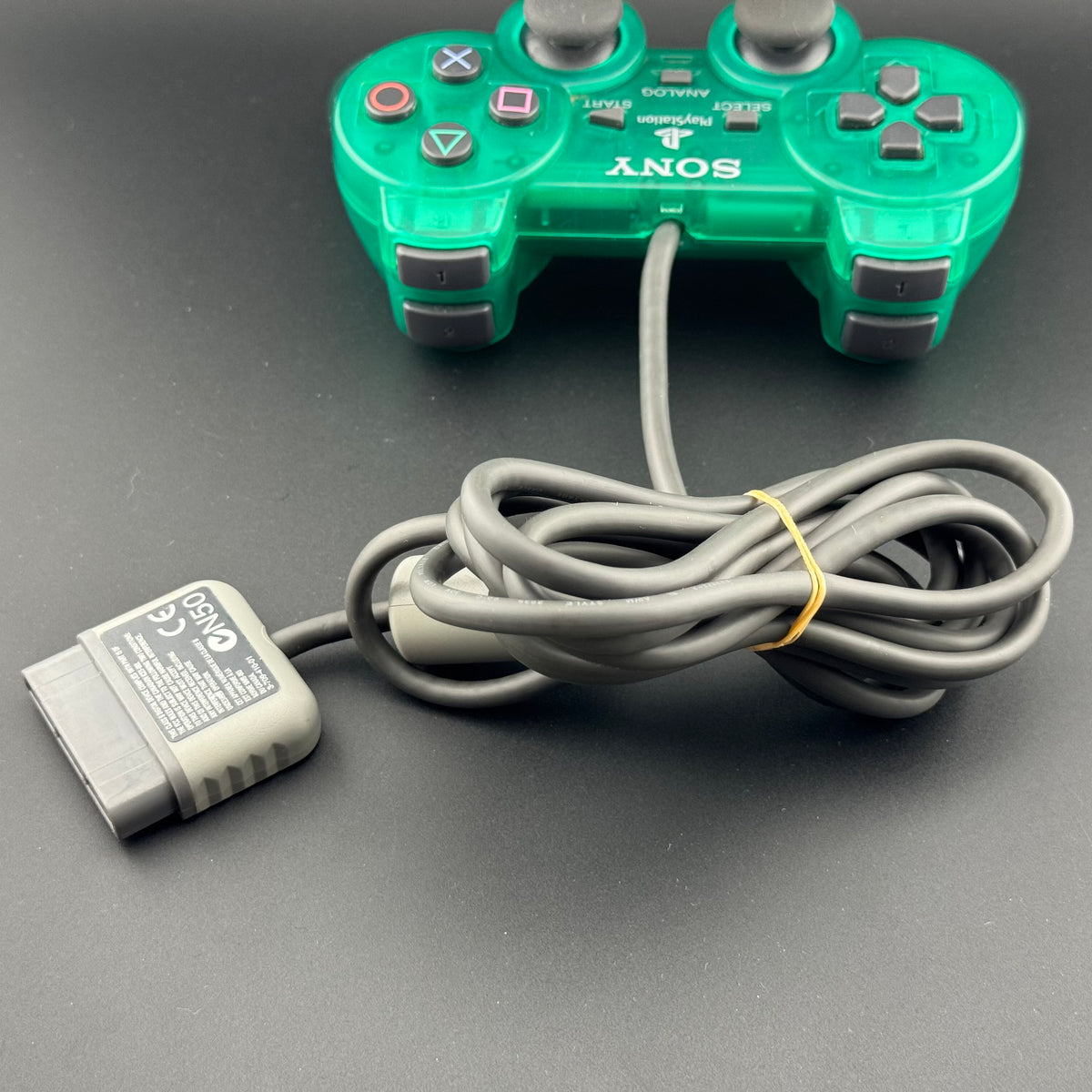 Sony PlayStation 1 Clear Green DualShock Analog Controller [SCPH-1200]