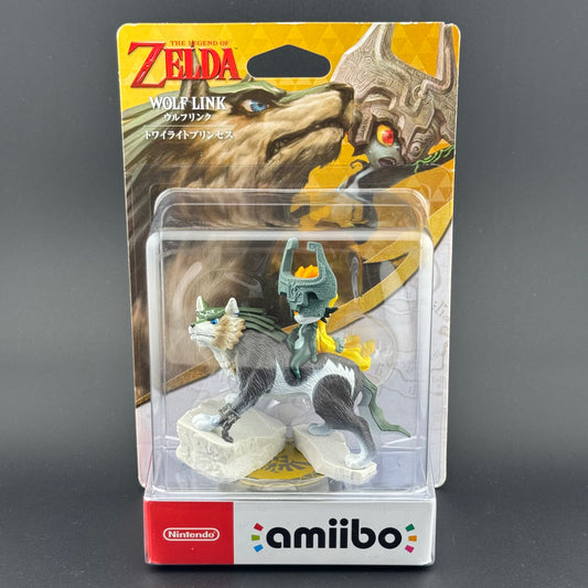 JPN Nintendo The Legend of Zelda Wolf Link amiibo [NVL-001] New in Box