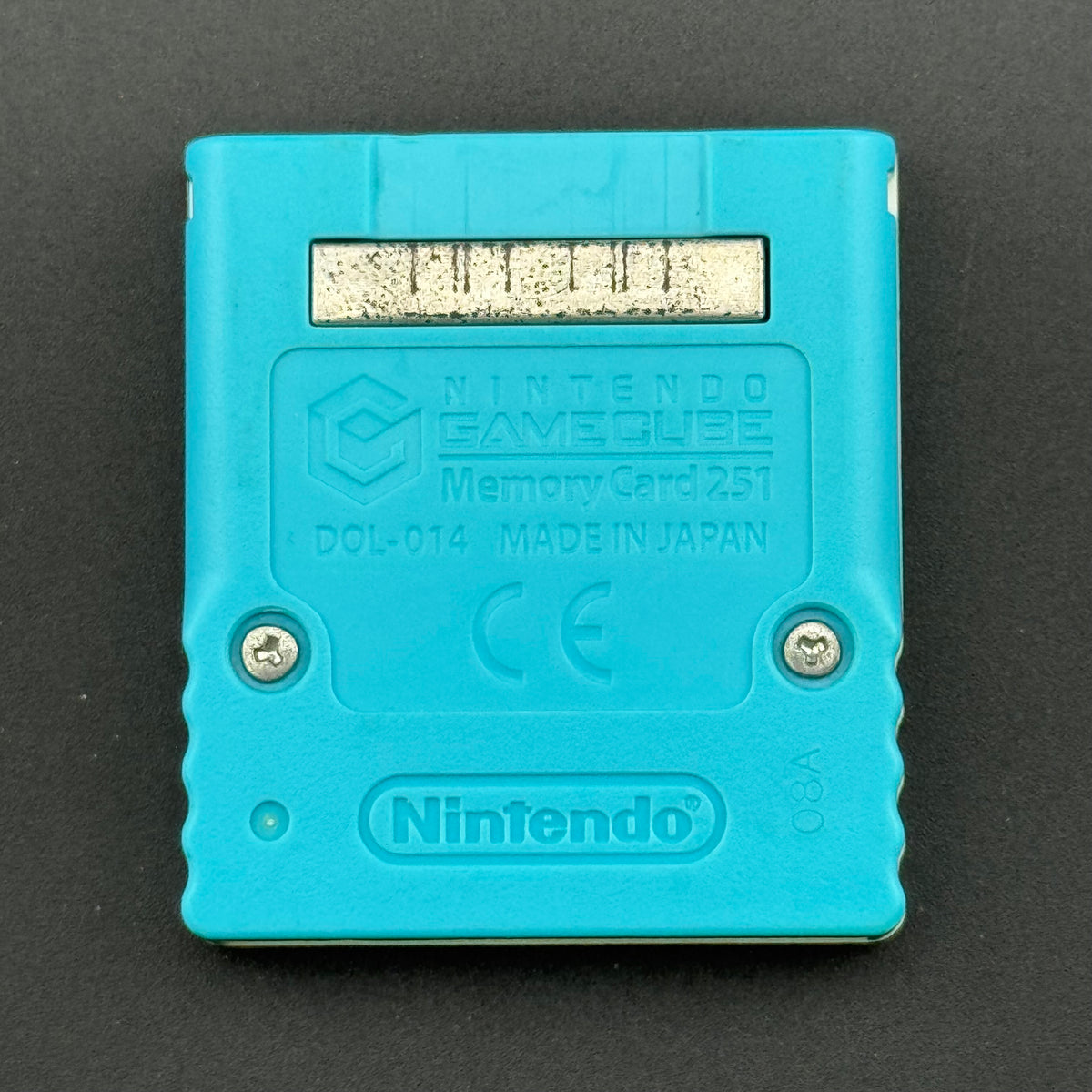 FLAWED Club Nintendo GameCube White & Blue Memory Card 251 [DOL-014]
