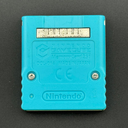 FLAWED Club Nintendo GameCube White & Blue Memory Card 251 [DOL-014]