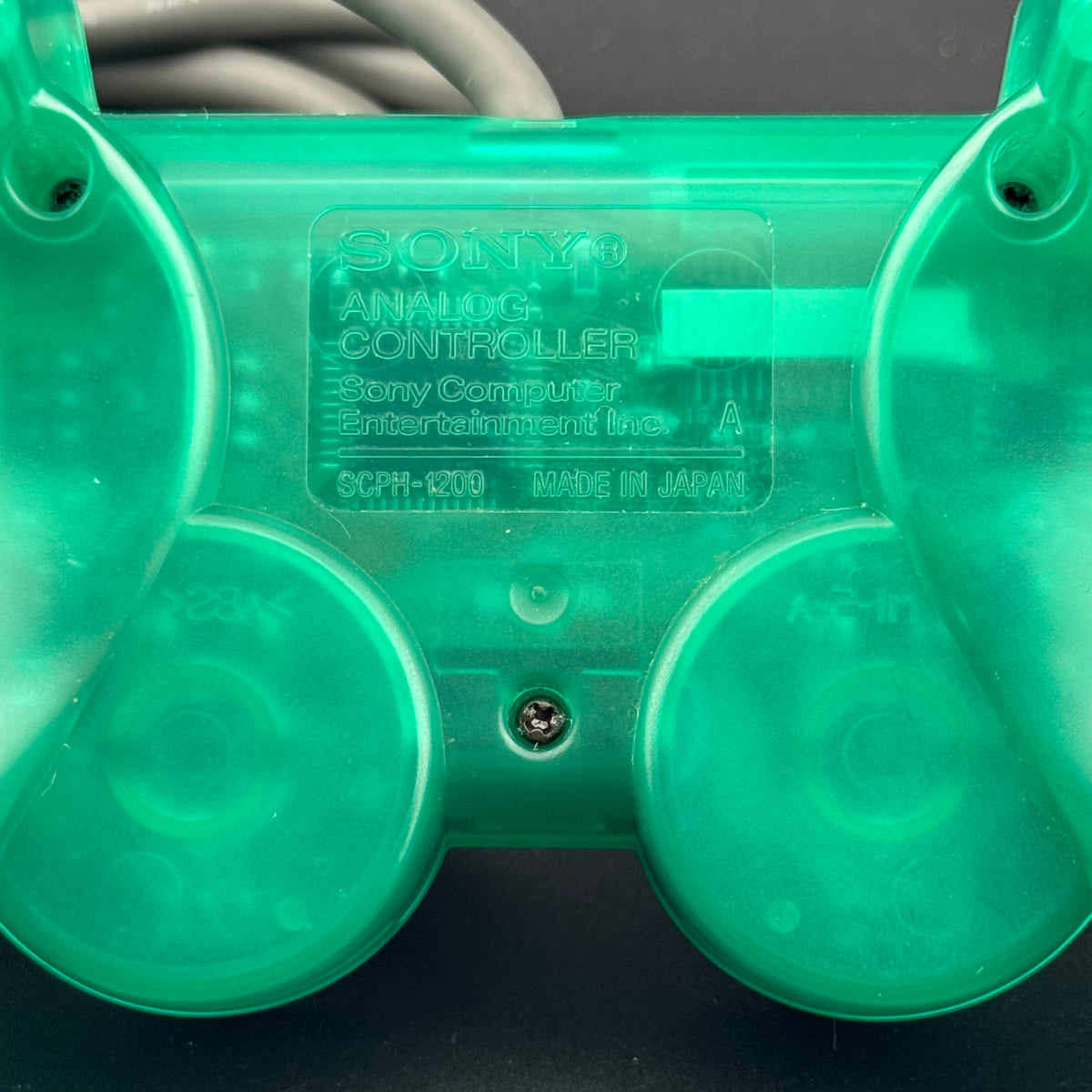 Sony PlayStation 1 Clear Green DualShock Analog Controller [SCPH-1200]