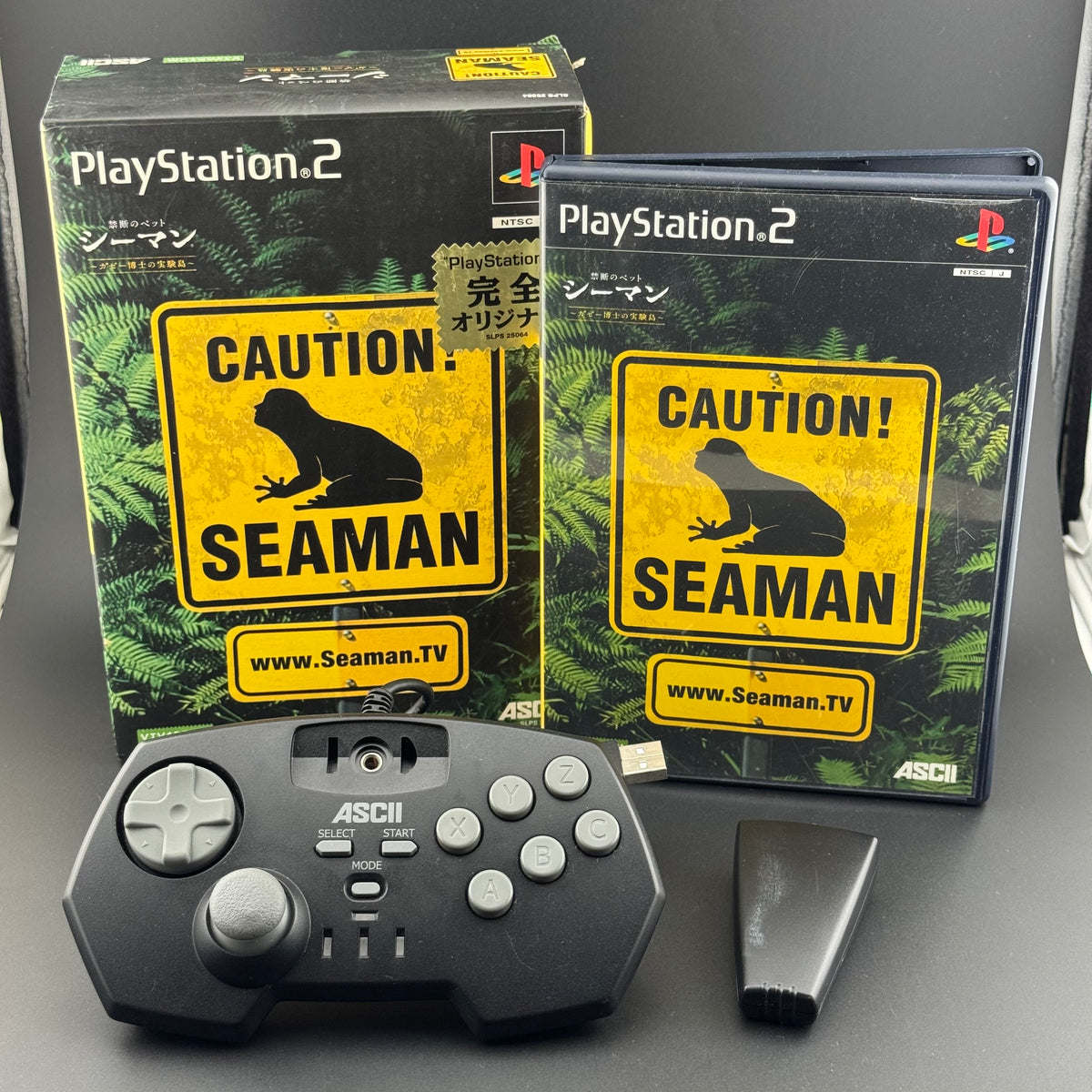 Sony PS2 Seaman [Controller & Mic Big Box Bundle] CIB