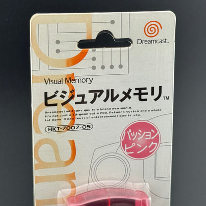 Sega Dreamcast Passion Pink Visual Memory Unit (VMU) [HKT-7000] CIB