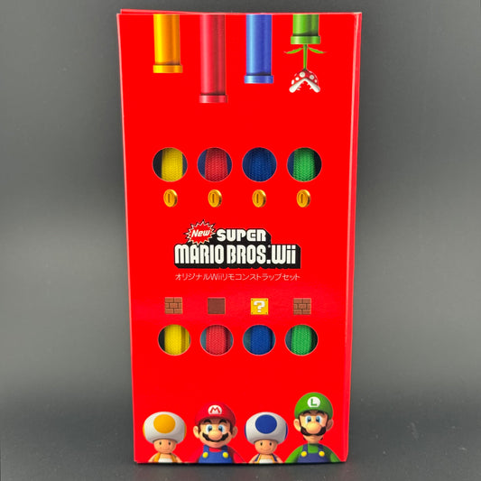 Nintendo New Super Mario Bros. Wii Wrist Strap Set of 4 Japan Promo - photo 1