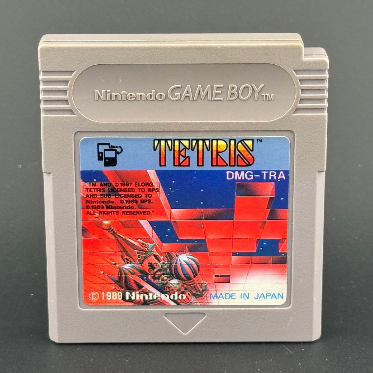 Nintendo Game Boy Tetris cartridge front