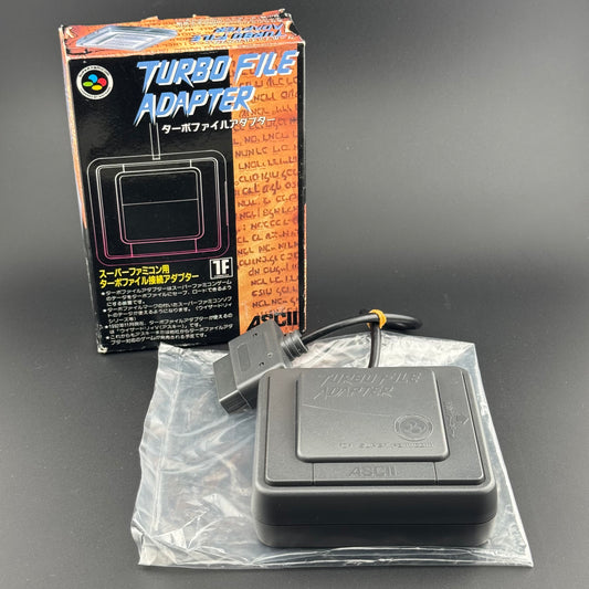 JPN ASCII Super Famicom Turbo File Adapter [AS-771-TF] CIB - photo 1