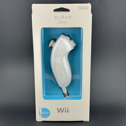 JPN Nintendo Wii Nunchuk Controller White [RVL-004] CIB - photo 1